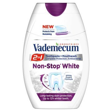 Vademecum Non-stop White Pasta Do Zębów 75 ml