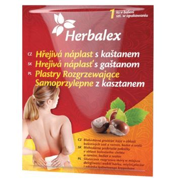 Herbalex Plastry Rozgrzewające z Kasztanem 1 szt.