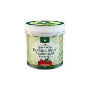 Herbamedicus Dermokosmetyki Pielegnacja Ciala Końska Maść Rozgrzewająca 250 ml