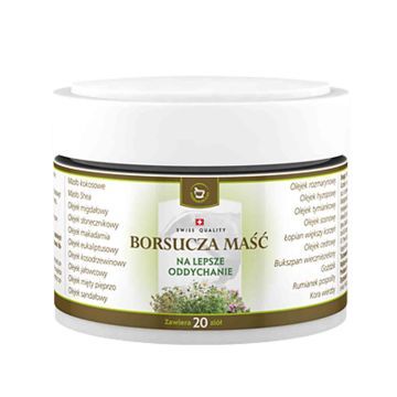 Swissmedicus Borsucza Maść Na Lepsze Oddychanie 50 ml