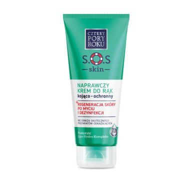 Cztery Pory Roku Sos Skin Krem Do Rąk Regeneracja Skóry Po Myciu i Dezynfekcji 100 ml