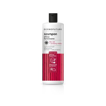 Dermofuture Daily Care Szampon Uv Filters + Milk Protein Włosy Farbowane 400 ml