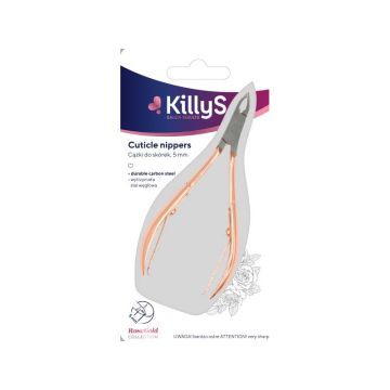 KILLYS Cążki Do Skórek 5mm Rose Gold 1 szt.