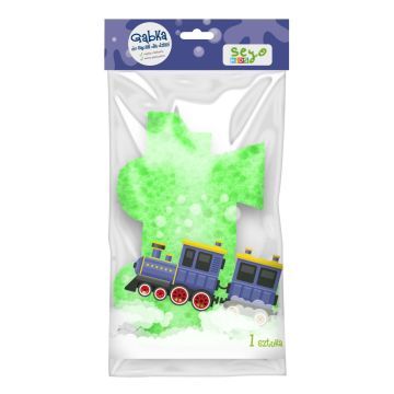 SEYO KIDS SEYO KIDS GABKA POCIĄG 1SZT