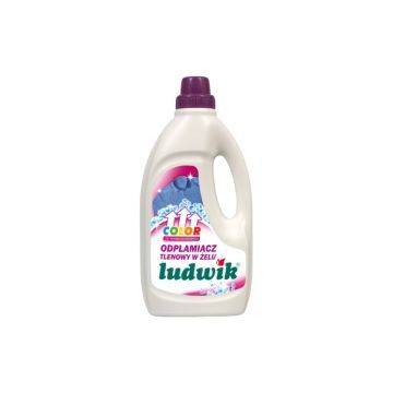 Ludwik Color Odplamiacz Tlenowy w Żelu Do Tkanin Kolorowych 1000 ml