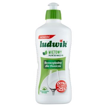 Ludwik Płyn Do Mycia Naczyń Miętowy 450 ml