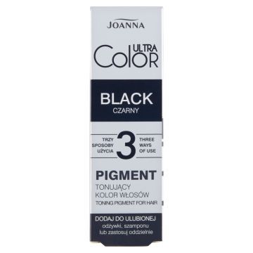Joanna Ultra Color Pigment Tonujący Kolor Włosów Czarny 100 ml