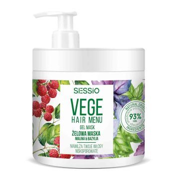 SESSIO Maska Do Włosów Włosy Niskoporowate 450 g
