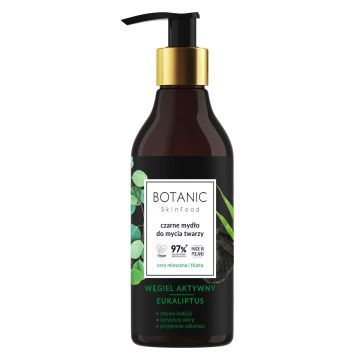 BOTANIC BOTANIC SKINFOOD CZARNE MYDŁO D/TW 250ML