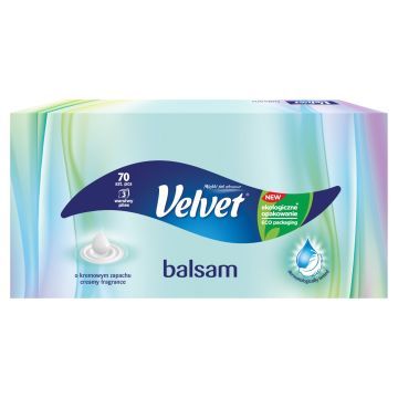 Velvet Chusteczki Chusteczki Higieniczne o Kremowym Zapachu 70 szt.