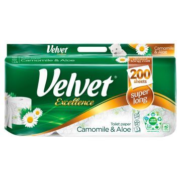 Velvet Excellence Papier Toaletowy Rumianek i Aloes 8 szt.