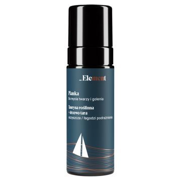 Element Men Pianka Do Mycia Twarzy i Golenia Tauryna Roślinna + Drzewo Tara 170 ml