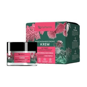 Vis Plantis Krem Do Twarzy Przeciwzmarszczkowy z Ostropestem 50 ml