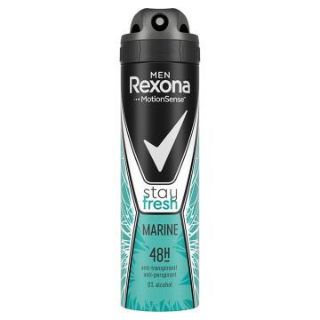Rexona Men Stay Fresh Antyperspirant w Sprayu Dla Mężczyzn Marine 150 ml