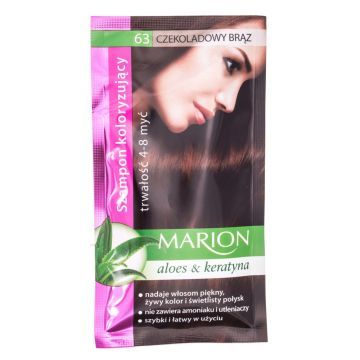 MARION Szampon Koloryzujący Do Włosów w Saszetce Czekoladowy Brąz 40 ml
