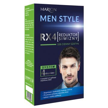 MARION 4-stopniowy Reduktor Siwizny 108 Ciemny Szatyn 70 ml