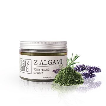 Fresh&natural z Algami Peeling Do Ciała Solny 550 g