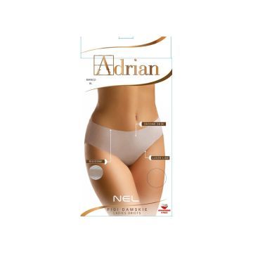 Adrian Nel Figi Damskie z Silikonem Bianco Rozm.xl 1 szt.