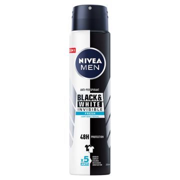 NIVEA Dezodorant w Areozolu Black&white Fresh 250 ml