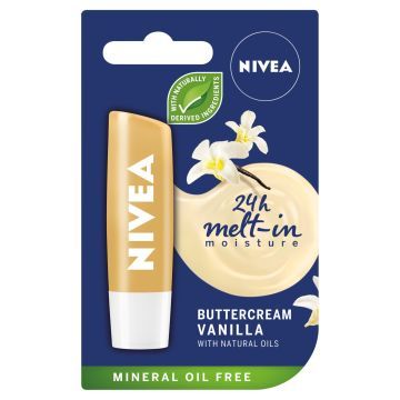 Nivea Vanilla Buttercream Pomadka Do Ust Pielęgnująca 5 g