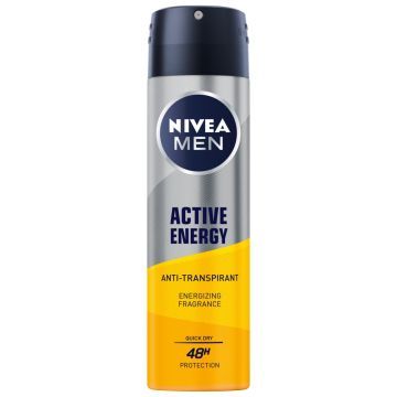 Nivea Men Active Energy Antyperspirant w Sprayu 150 ml
