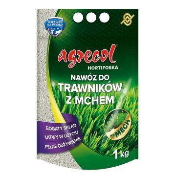 Agrecol Hortifoska Nawóz Do Trawników z Mchem 1 kg
