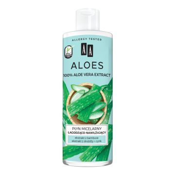 AA AA ALOES LAGODZACY PLYN MICELARNY 400 ML