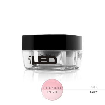 Silcare High Light Led Gel Żel Do Paznokci French Pink 15 g