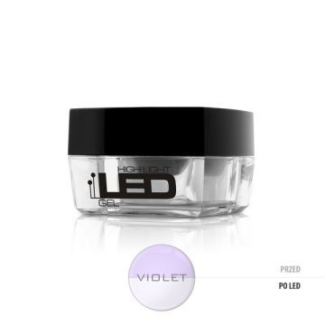 Silcare High Light Led Gel Żel Do Paznokci Violet 4 g