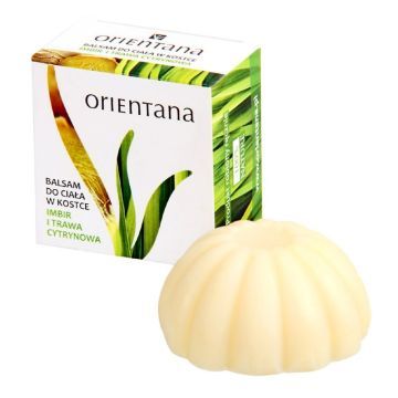 Orientana Imbir i Trawa Cytrynowa Balsam Do Ciała w Kostce 60 g