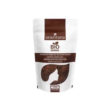 Orientana Bio Henna Farba Do Włosów Gorzka Czekolada 100 g