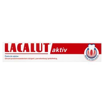 Lacalut Aktiv Pasta Do Zębów Ochrona Przed Krwawieniem 75 ml