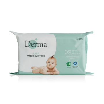 Derma Eco Baby Chusteczki Nawilżane 64 szt.