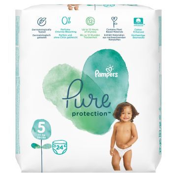 Pampers Pure Protection Pieluchy 24 szt.