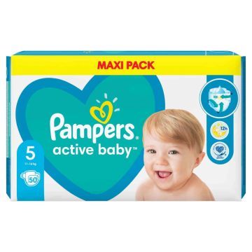 Pampers Active Baby Pieluchy Rozmiar 5 51 szt.