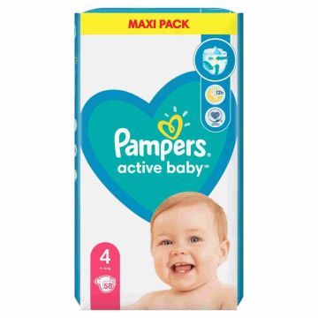PAMPERS PAMPERS.PIELUCHY AC.BABY MP S4 9-14KG 58