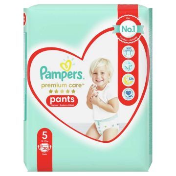 Pampers Premium Care Pieluchomajtki Rozmiar 5 20 szt.