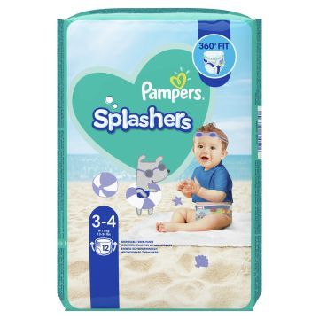 PAMPERS PAMPERS PIELUCHOM SPLASH CP S3  12 SZT