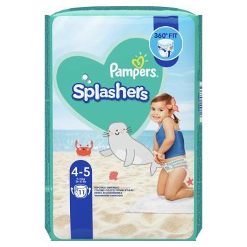Pampers Splashers Pieluchomajtki Do Pływania Rozmiar 4-5 11 szt.