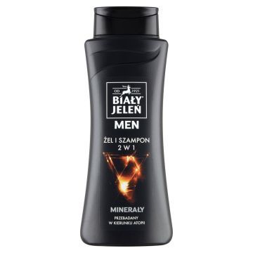 Biały Jeleń Men żel i szampon 2 w 1 z łopianem i minerałami 300ML
