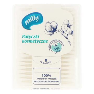 MILLY MILLY PATYCZKI KOSMETYCZNE PUDEŁ.200SZT