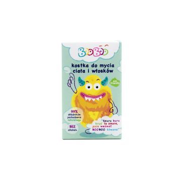 Booboo Kostka Myjąca Do Ciała i Włosów 60 g