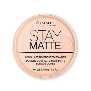 Rimmel Stay Matte Puder 002 - Pink Blossom Matujący 14 g