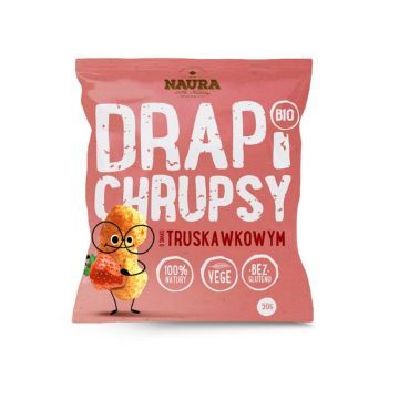 Naura Bio Chrupki o Smaku Truskawkowym 50 g