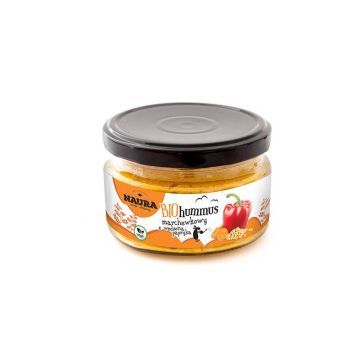 Naura Bio Hummus Marchewkowy z Wędzoną Papryką 190 g