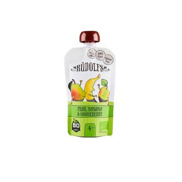 Rudolfs Bio Mus Gruszka Banan Agrest 110 g