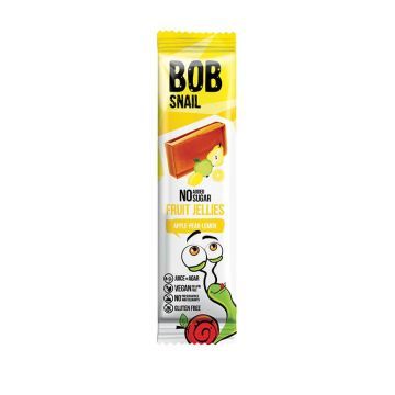 Bob Snail Fruit Jellies Przekąska Jabłko-gruszka-cytryna Bez Dodatku Cukru 38 g