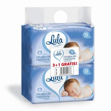 Lula Chusteczki Nawilżane z Pantenolem 76 szt.