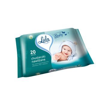 Lula Chusteczki Nawilżane z Aloesem 20 szt.
