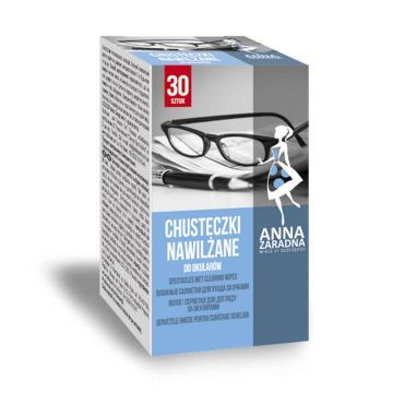 ANNA ZARADNA Chusteczki Nawilżane Do Okularów 30 szt.